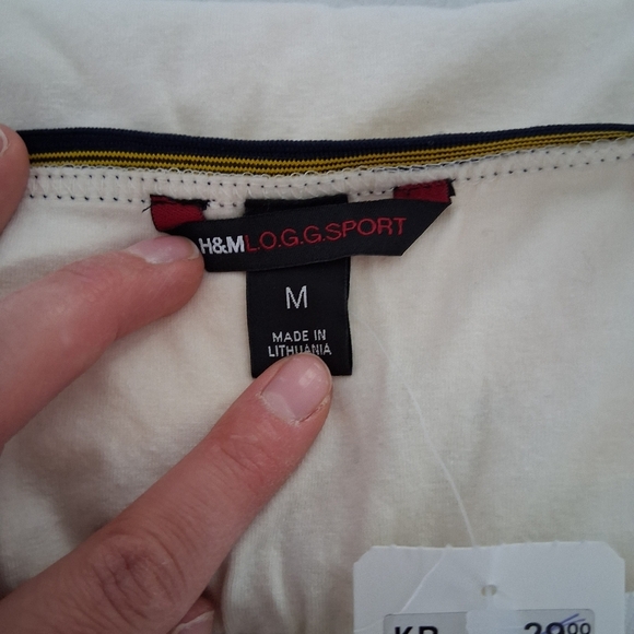 NWT H&M LOGG Sport/ Cream Orange Halter Neck Midi Dress/ Tennis/ Size US M - Picture 4 of 11